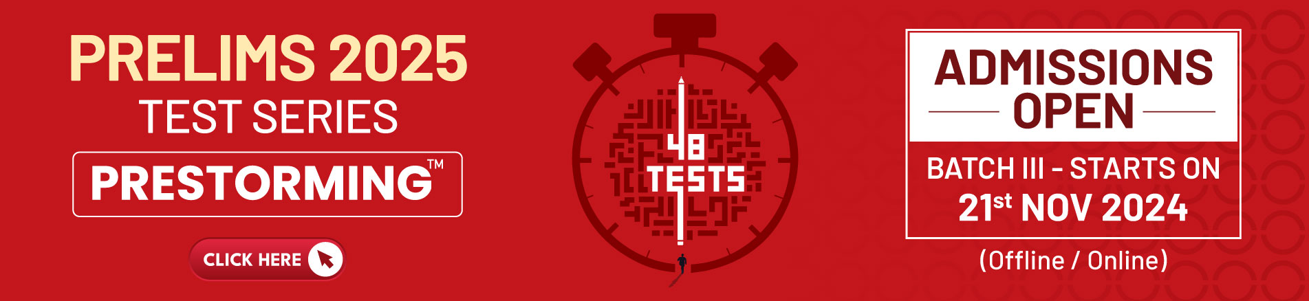 UPSC Prestorming Test 