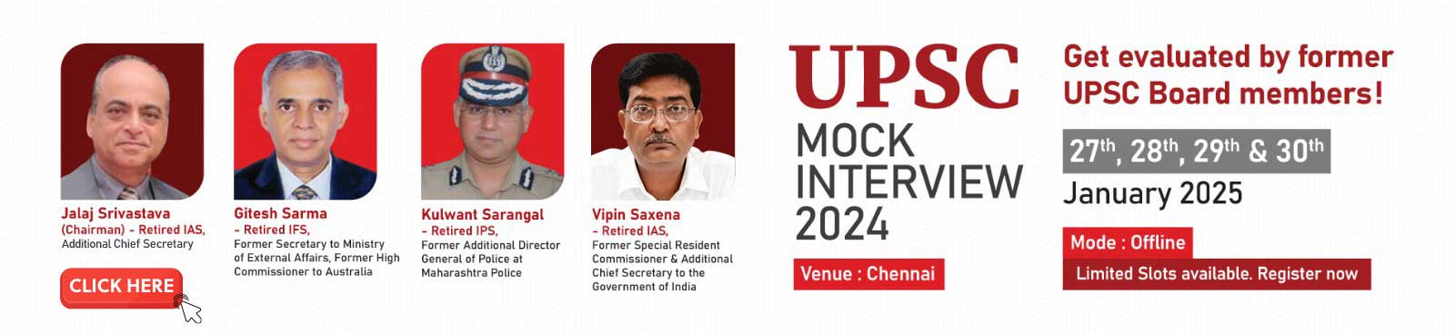 UPSC Mock interview 2024