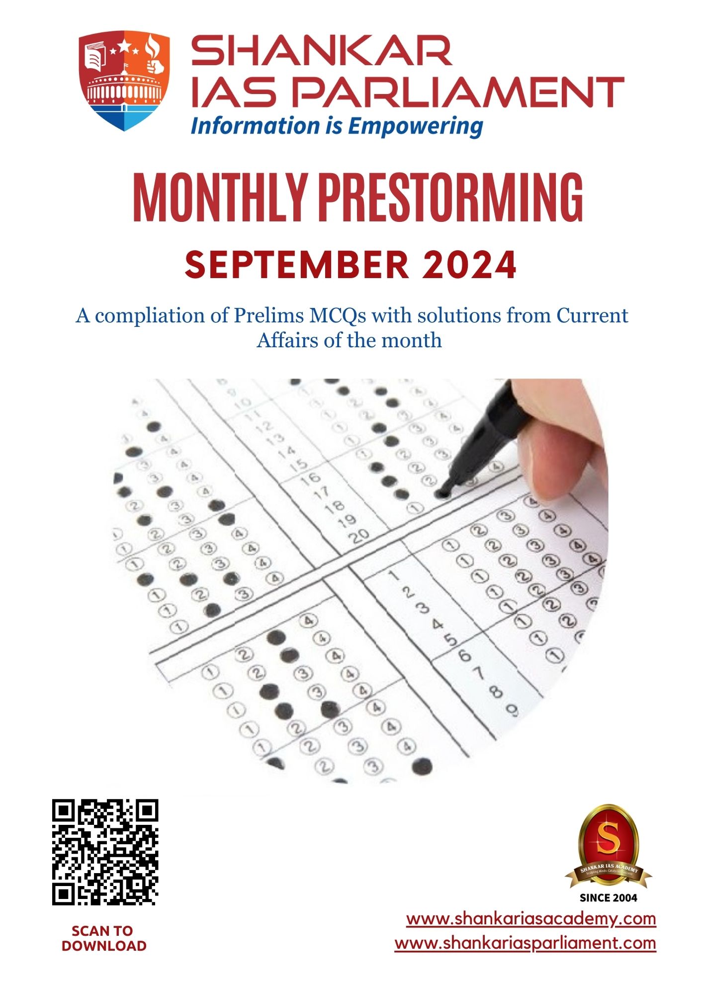 Monthly Prestorming September 2024