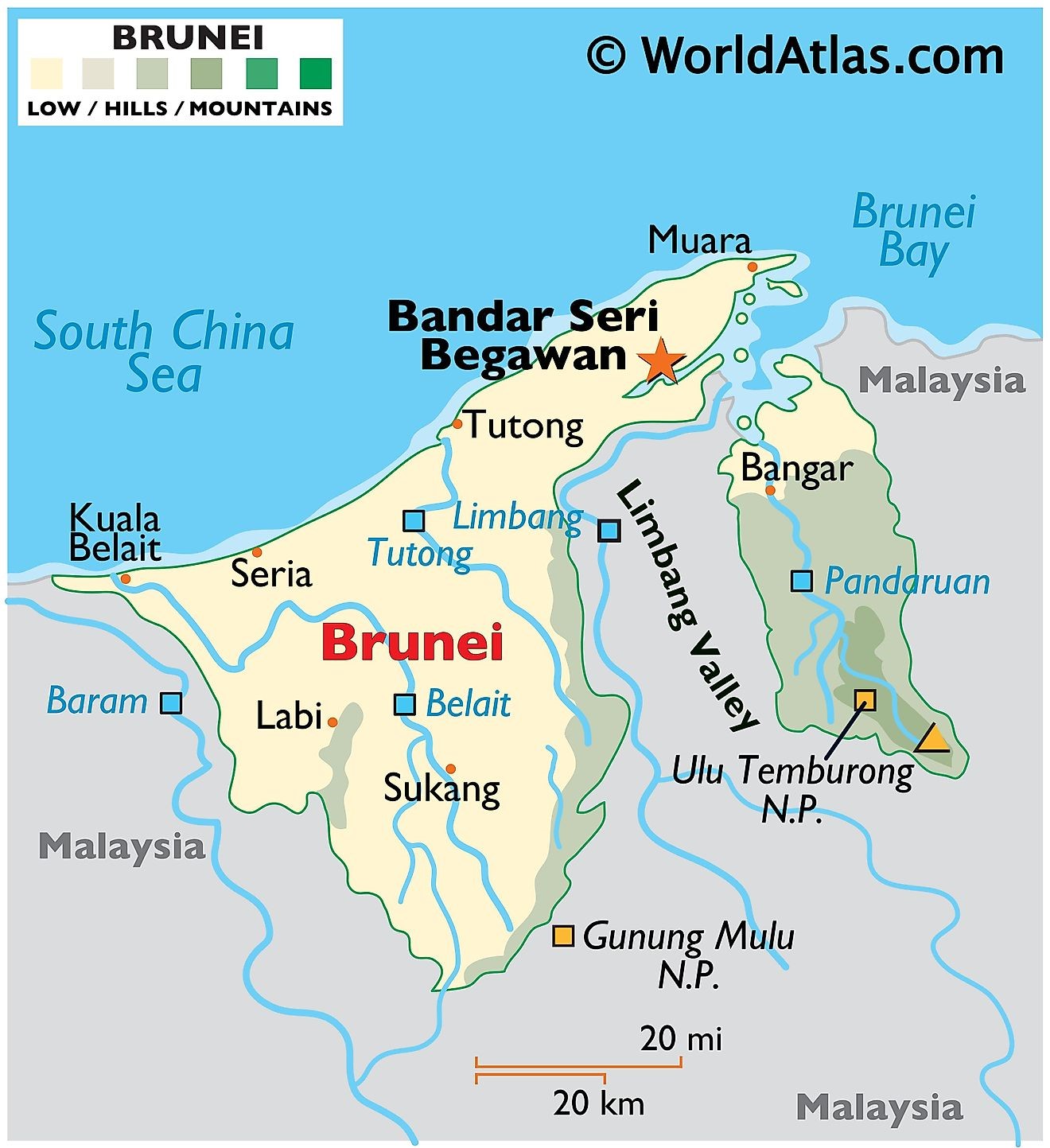 Geography of Brunei 