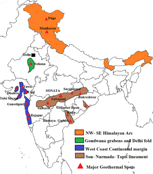 GeothermalSitesInIndia