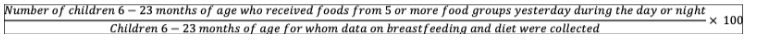 MDD calculation